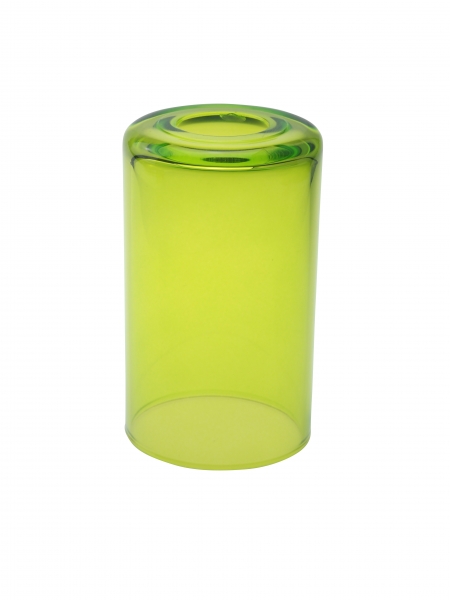Candola Glaszylinder klar gekürzt, lemon grass (Type: V) - 6 Stück