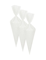 LDPE Spritzbeutel 3-lagig á 100 Abrisse 55 x 26,5 cm 80 my, 2,4 l transparent LDPE Spritzbeutel 3-lagig á 100 Abrisse 55 x 26,5 cm 80 my, 2,4 l transparent