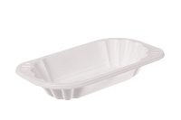Imbissschalen PP mit Anfasser 177 x 96 x 28 mm 200 ml