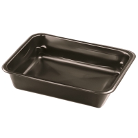 Menüschalen PP ungeteilt 225 x 175 x 45 mm schwarz Menüschalen PP ungeteilt 225 x 175 x 45 mm schwarz