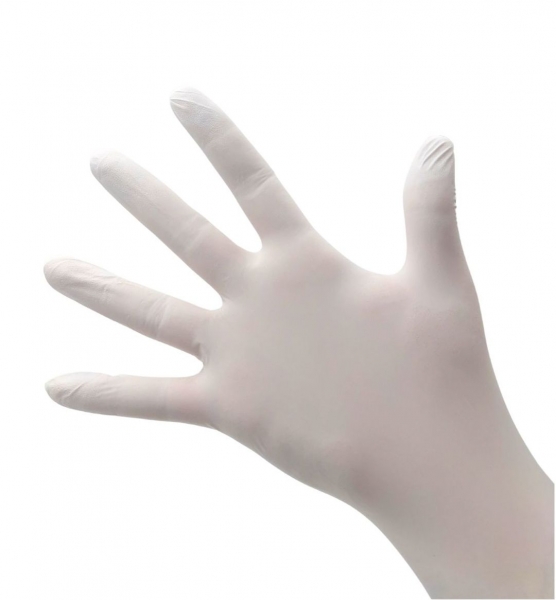 Nitril Handschuhe puderfrei L weiß