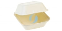Hamburger Boxen aus Zuckerrohr + Klappdeckel Hamburger Boxen aus Zuckerrohr + Klappdeckel