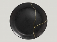 RAK Teller flach coup Ø 31 cm Ht. 3.2 cm Schwarz/Gold KINTZOO (KZNNPR31G2) RAK Teller flach coup Ø 31 cm Ht. 3.2 cm Schwarz/Gold KINTZOO (KZNNPR31G2)