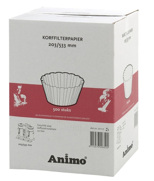 Korbfilterpapier 203/533 mm Animo (01117)