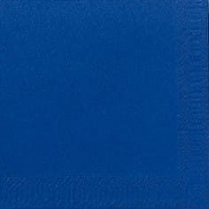4 x 250 Duni-Servietten 24 x 24 cm 3-lagig 1/4 F blau
