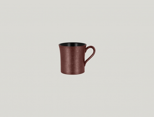RAK Kaffeetasse mit Relief-Dekor D. 7,7 cm H. 7,8 cm Inh. 20 cl METALFUSION