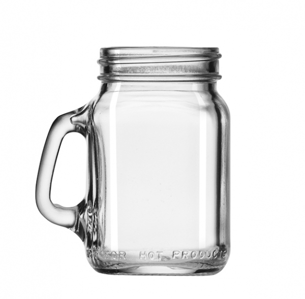 12x Mini Drinking Jar 140 ml 1doz H. 8,5 cm Ø 7,3 cm