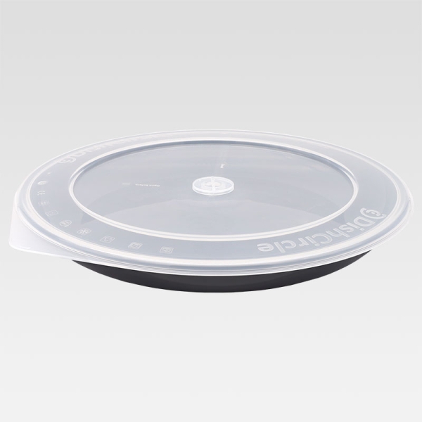 DishCircle Teller tief 26 cm Ø 2-geteilt aus robustem Kunststoff