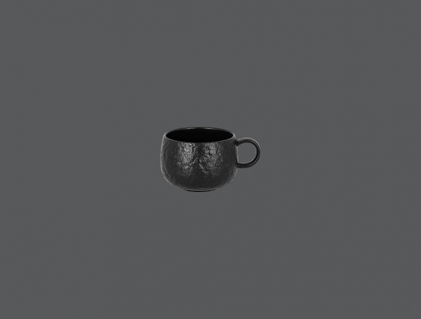 12 x RAK Kaffee- /Teetasse Ø 9 cm Ht. 6.5 cm Inh. 30 cl ROKS Schwarz (RKCU28)