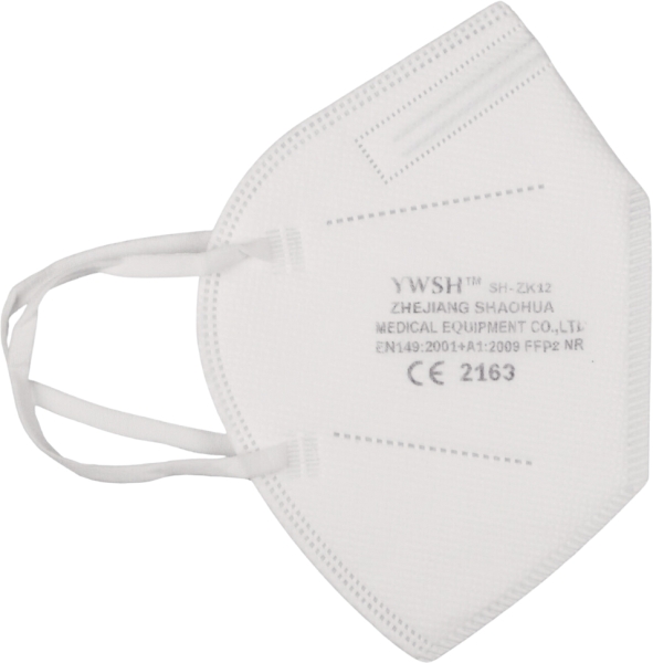 10x FFP2 Maske mit Ohrschlaufen CE 2163 Weiß