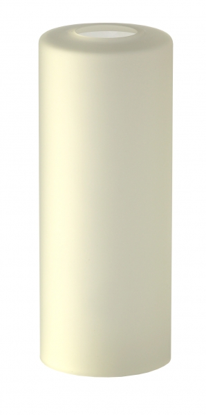 Candola Glaszylinder weiß, milchig (Type: A) - 6 Stück