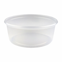 Verpackungsbecher PP 200 ml Ø 101 mm h 41 mm rund glatt transparent