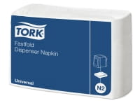 TORK Spenderservietten N2 LP 24 x 30 cm 1-lagig weiß TORK Spenderservietten N2 LP 24 x 30 cm 1-lagig weiß